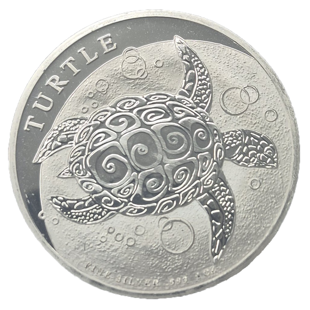 Silver 1oz Niue Turtle Coin