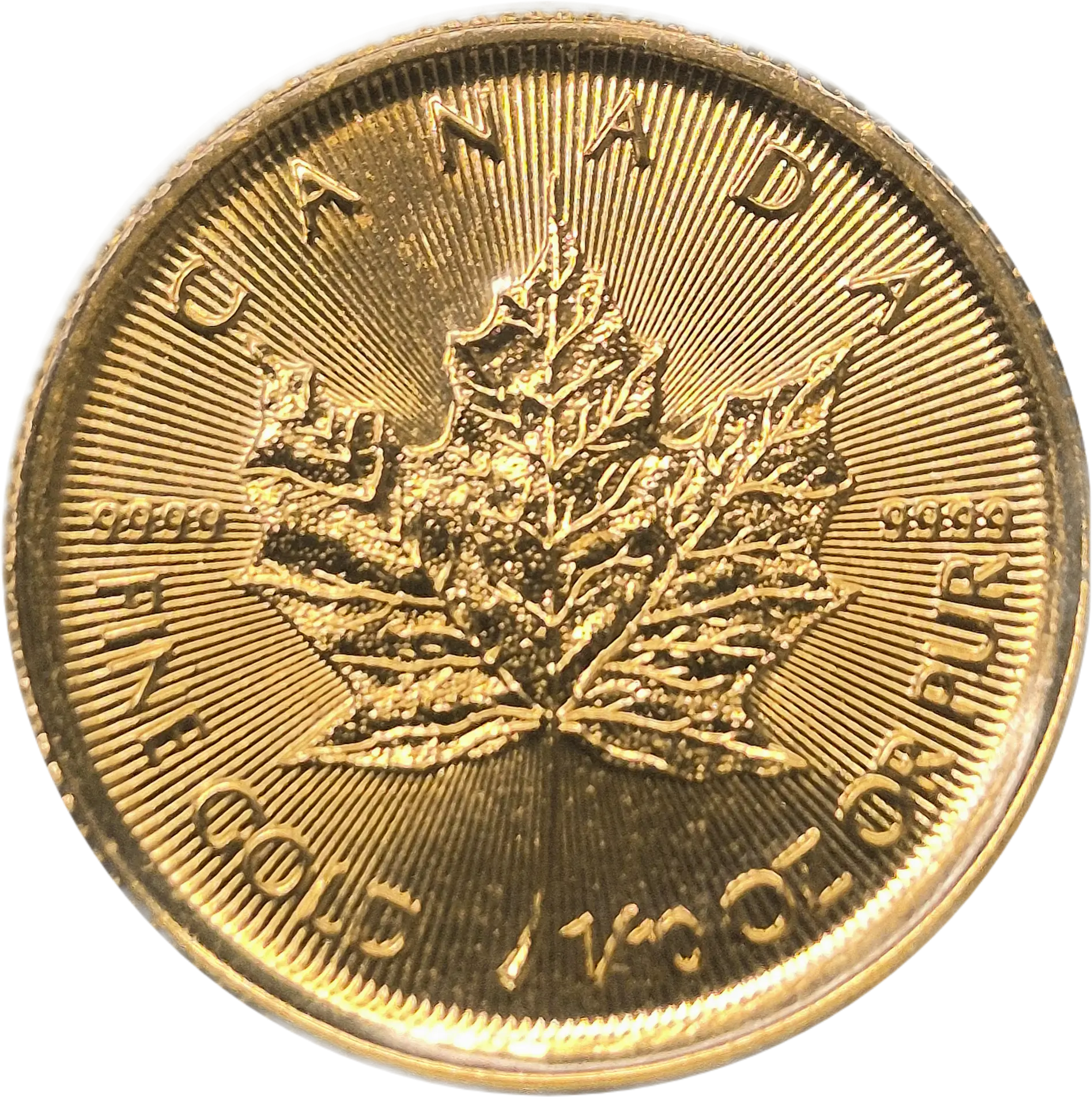 Gold 1/10oz Maple Leaf Coin