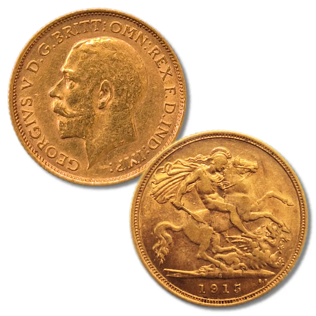Gold Half Sovereign Coin