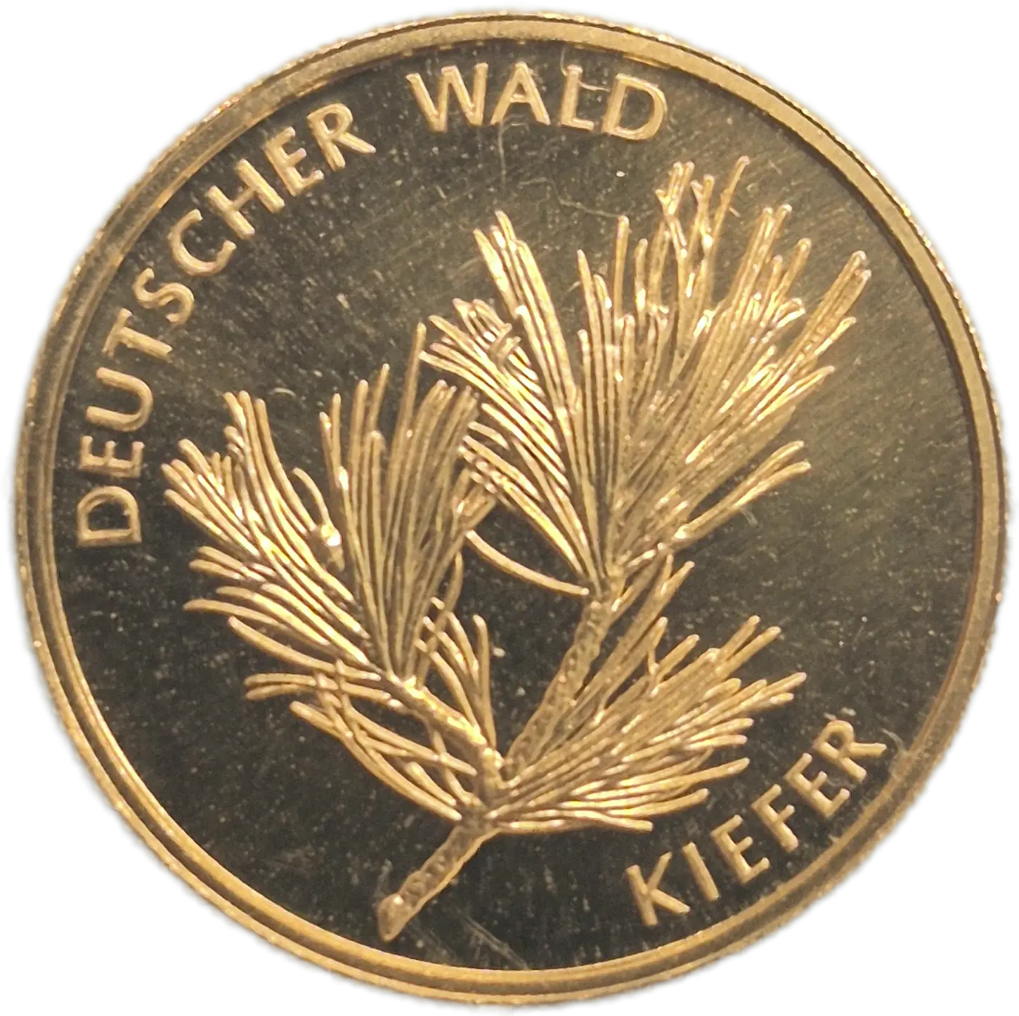 2013 Gold 1/8oz Deutscher Wald - Kiefer Coin