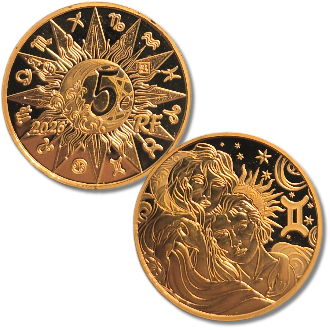2026 Gold 1/2g Astrological signs - Gemini Coin