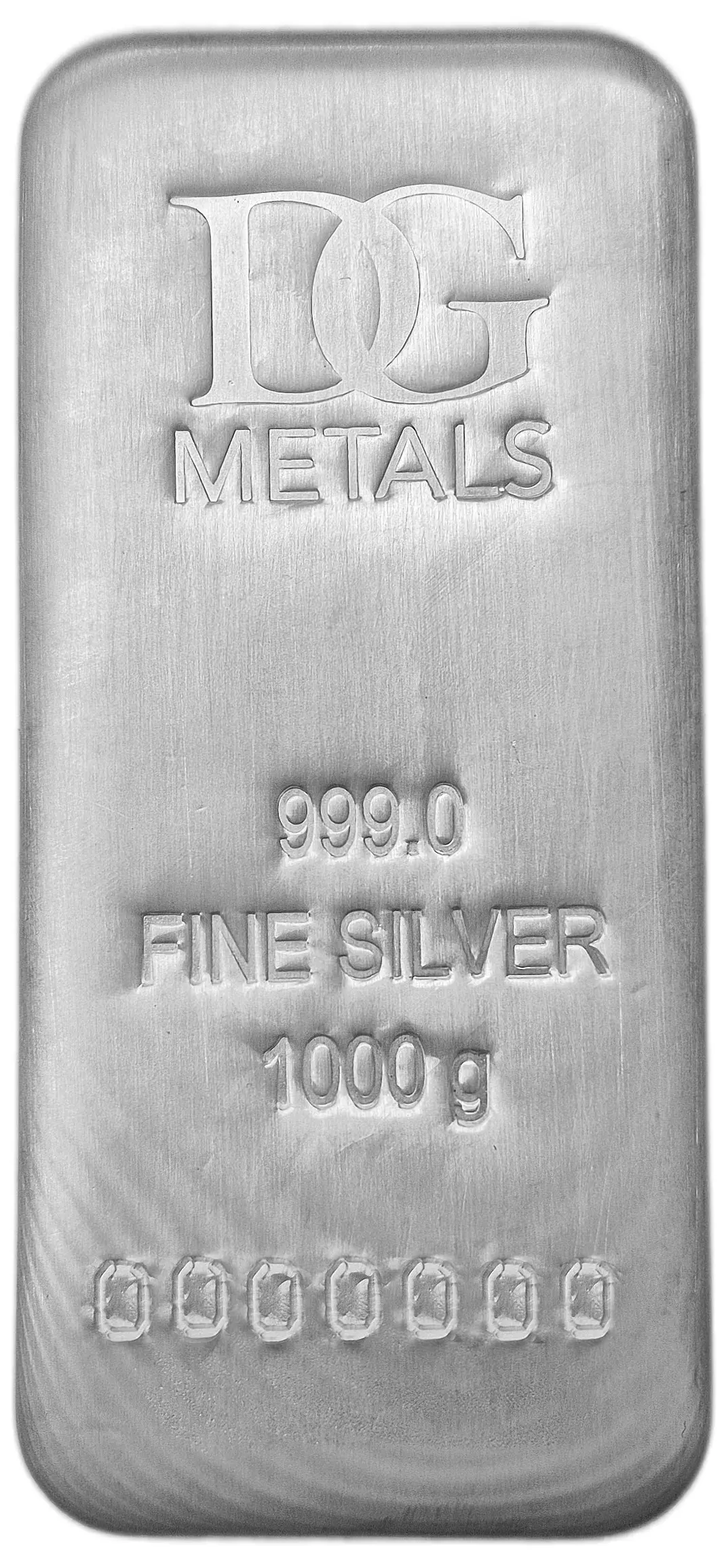 Silver 1kg DG Cast Bar