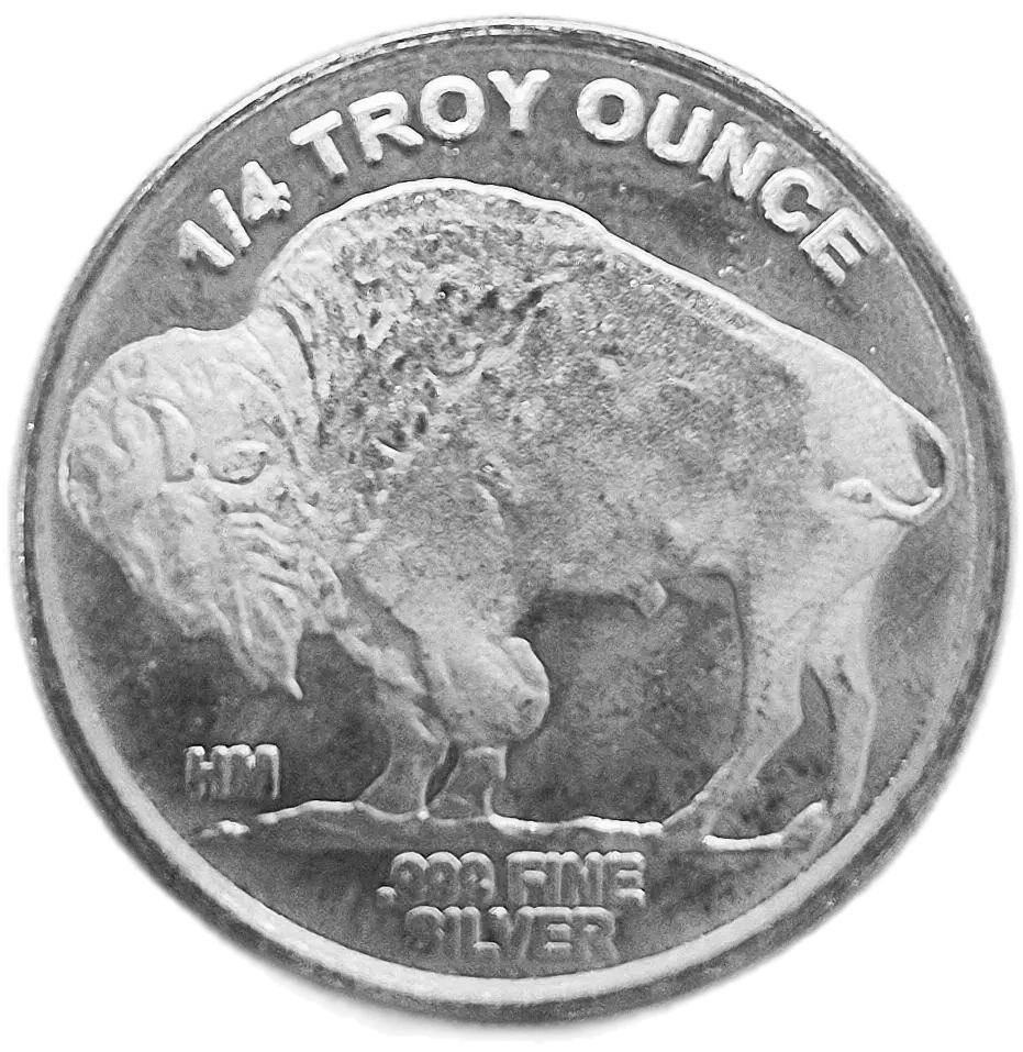 Silver 1/4oz Buffalo Round