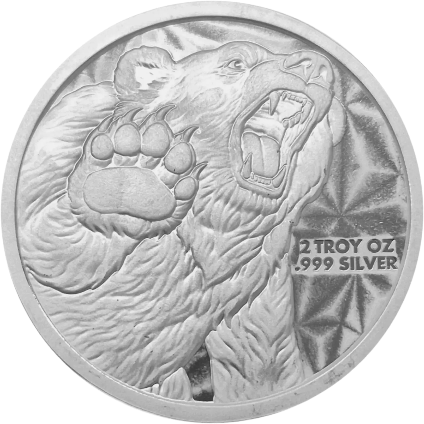 Silver 2oz Bull and Bear Round